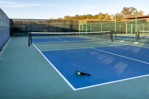 How wide is the kitchen in Pickleball? 